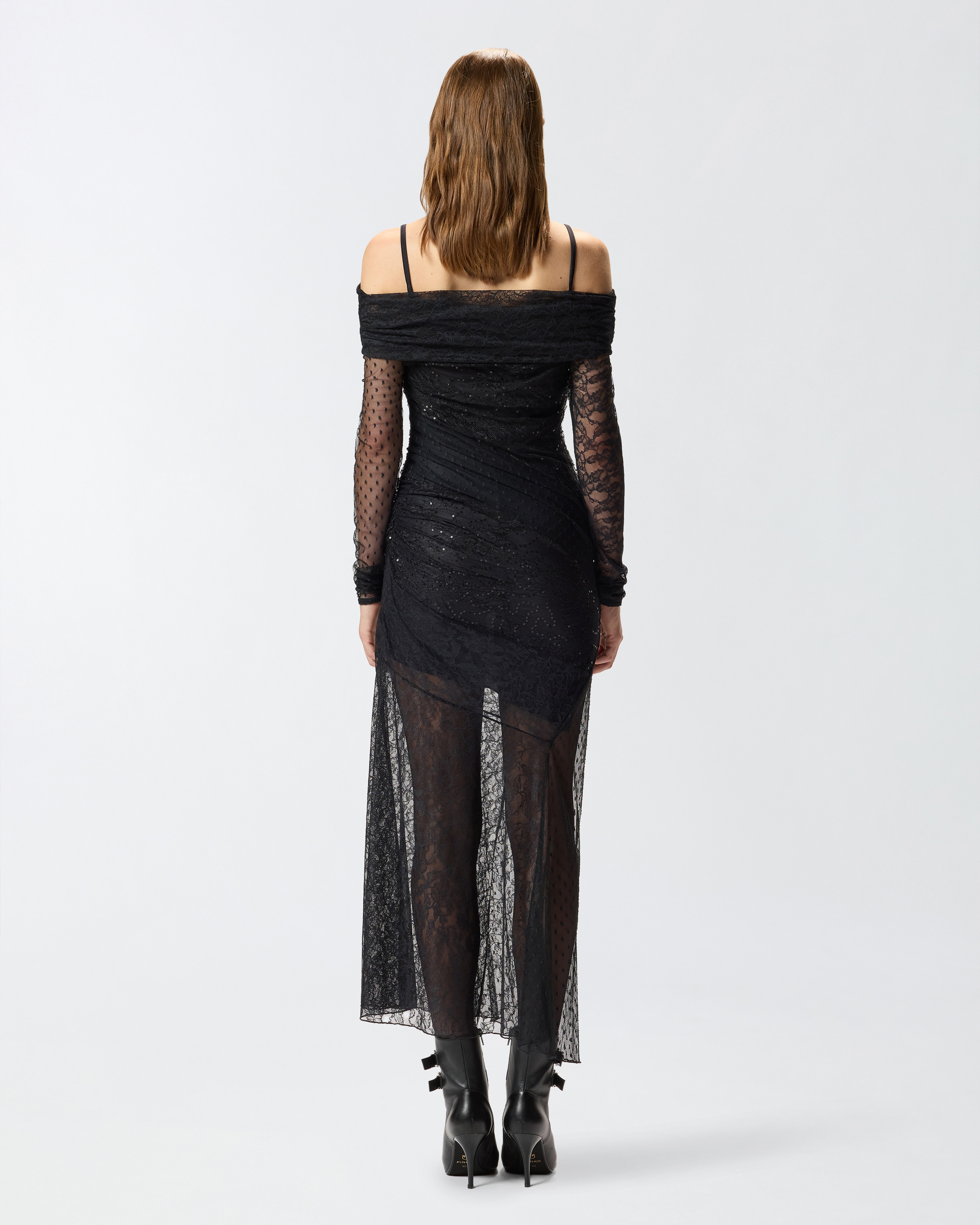 LACE MIDI DRESS - 4