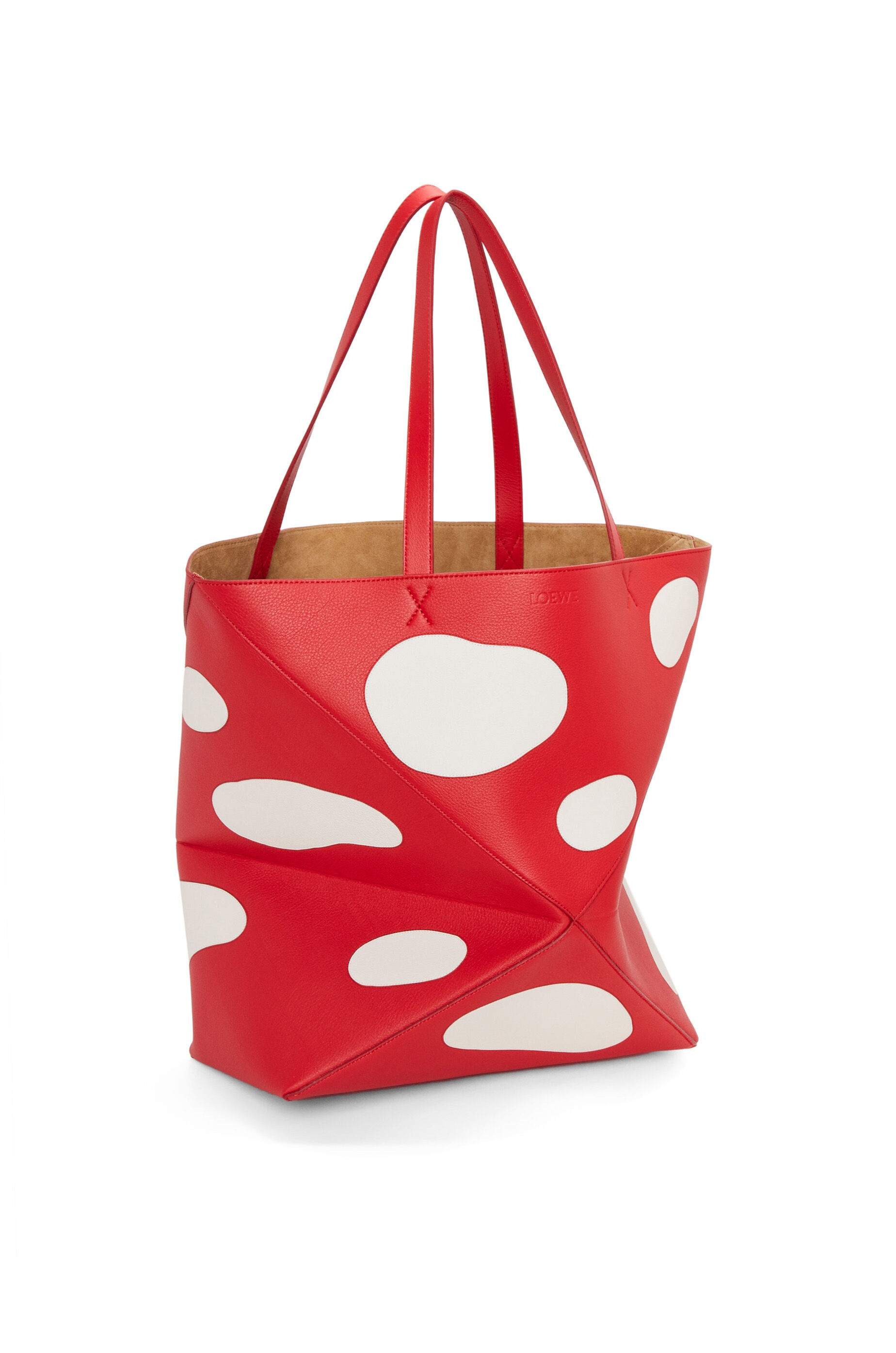 Mushroom large Puzzle Fold Tote in classic calfskin - 2