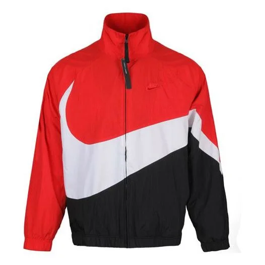 Nike AS Men's Sportswear HBR JKT Jacket WVN STMT 'Red White Black' AR3133-657 - 1