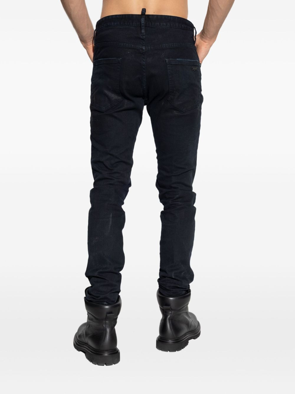 distressed-effect jeans - 4