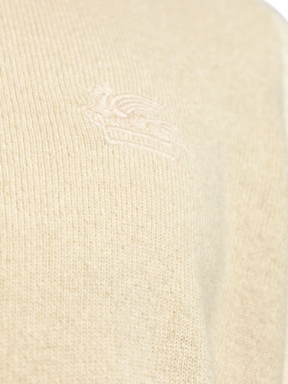 Pegaso-embroidered wool jumper - 5