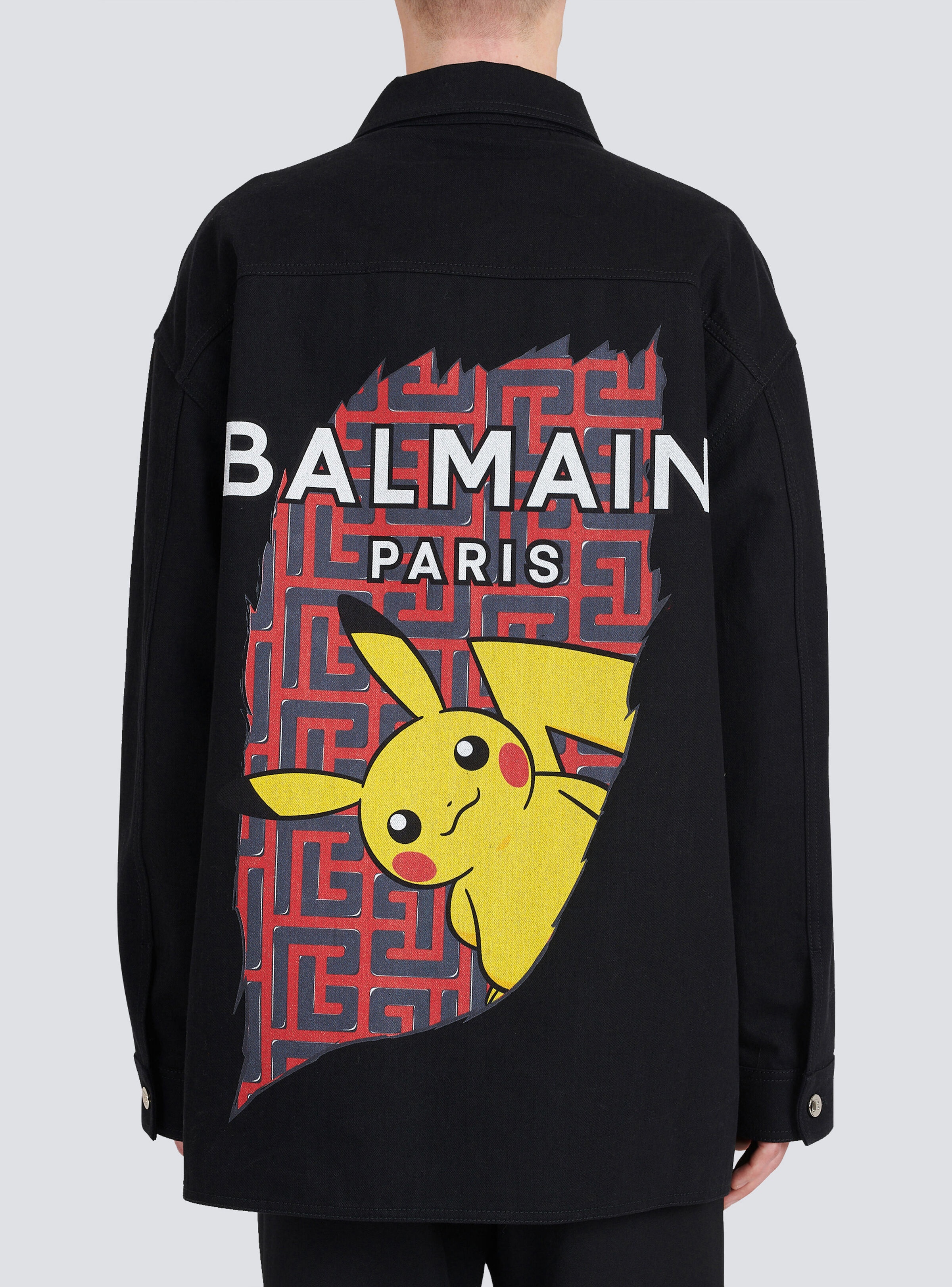 Unisex - Denim jacket with Pokémon print - 7