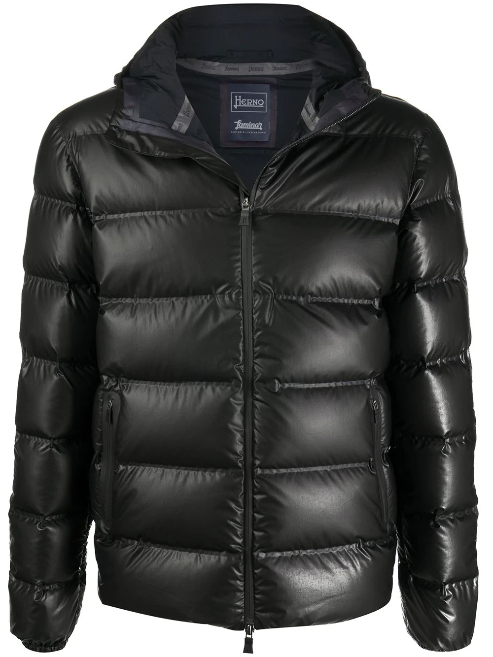 puffer hooded jacket - 1