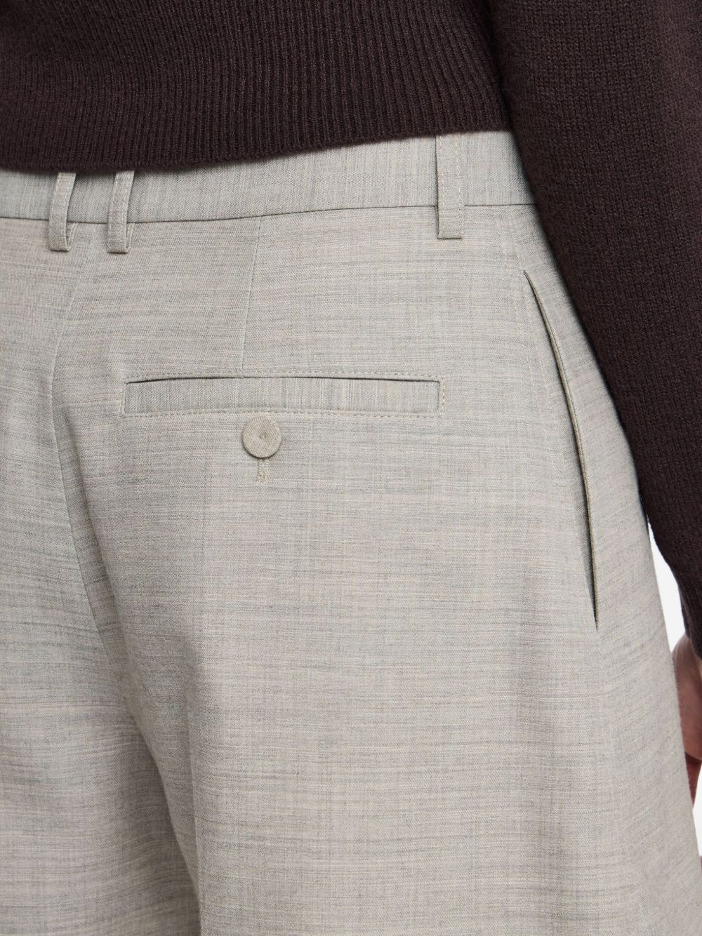 zip-pocket tailored shorts - 4