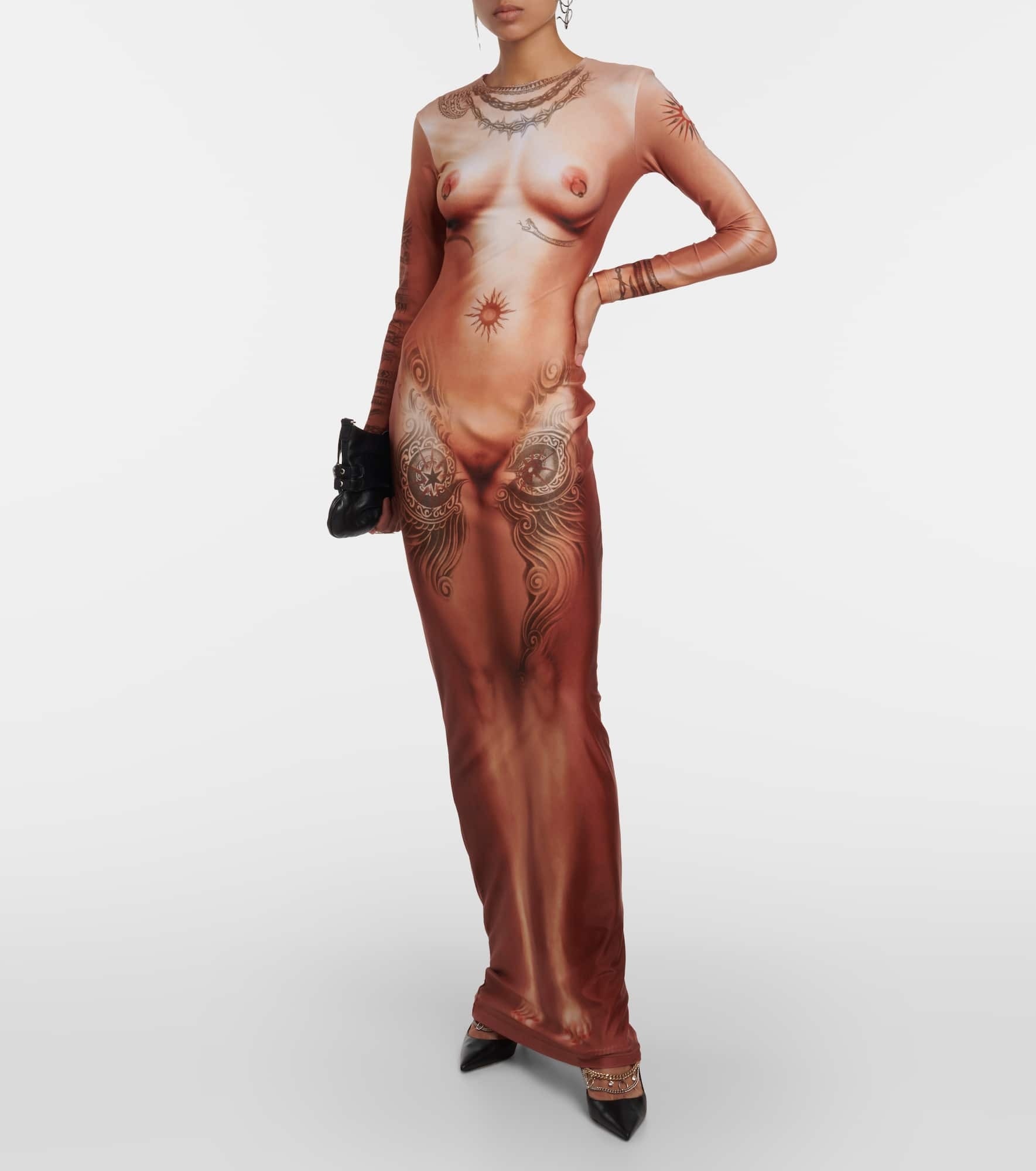 Tattoo Collection maxi dress - 2