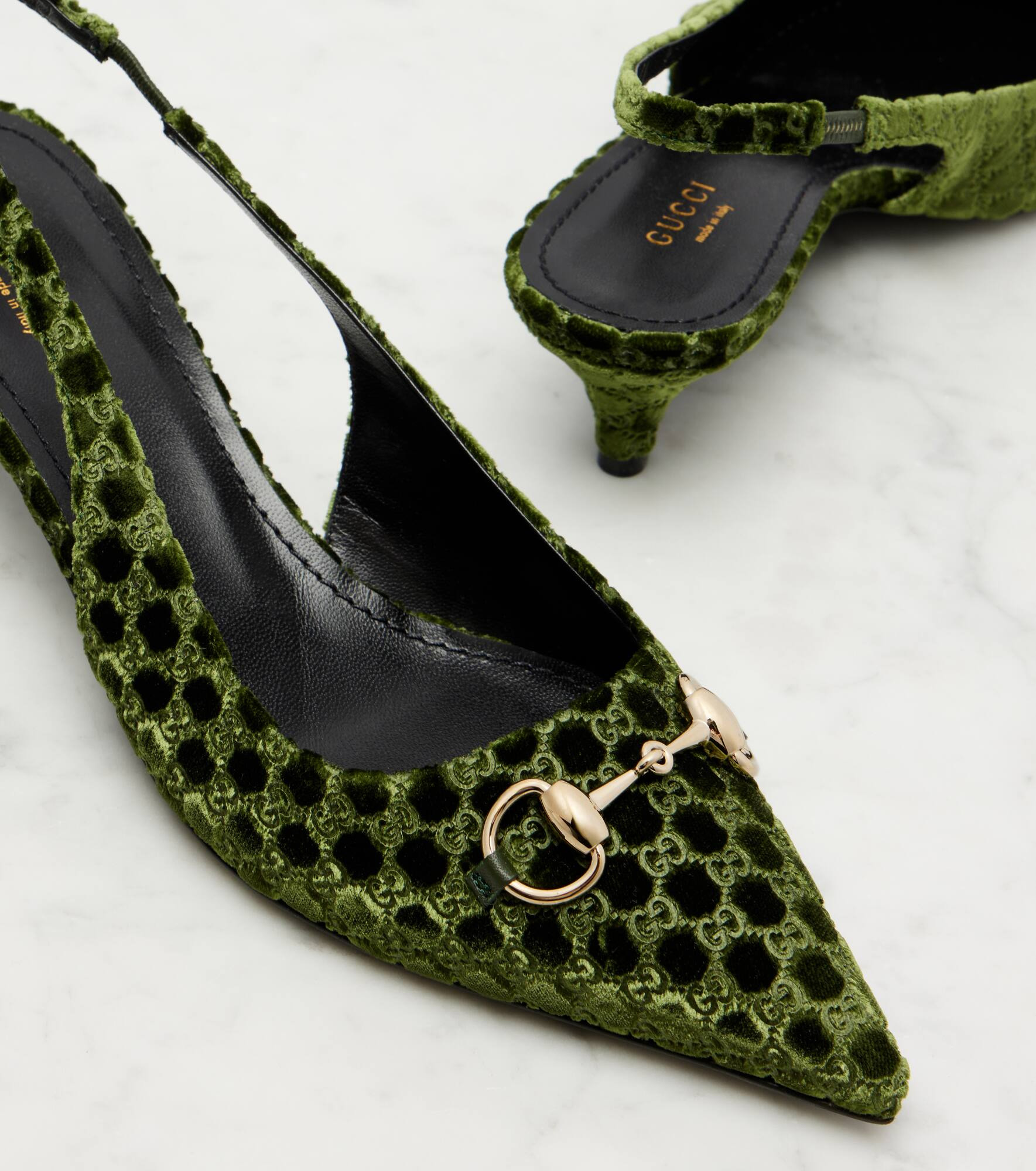 GG Horsebit Erin slingback pumps - 5