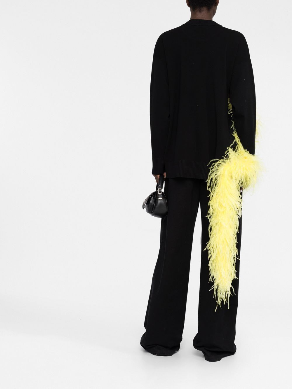 Blanche feather-detail jumper - 4