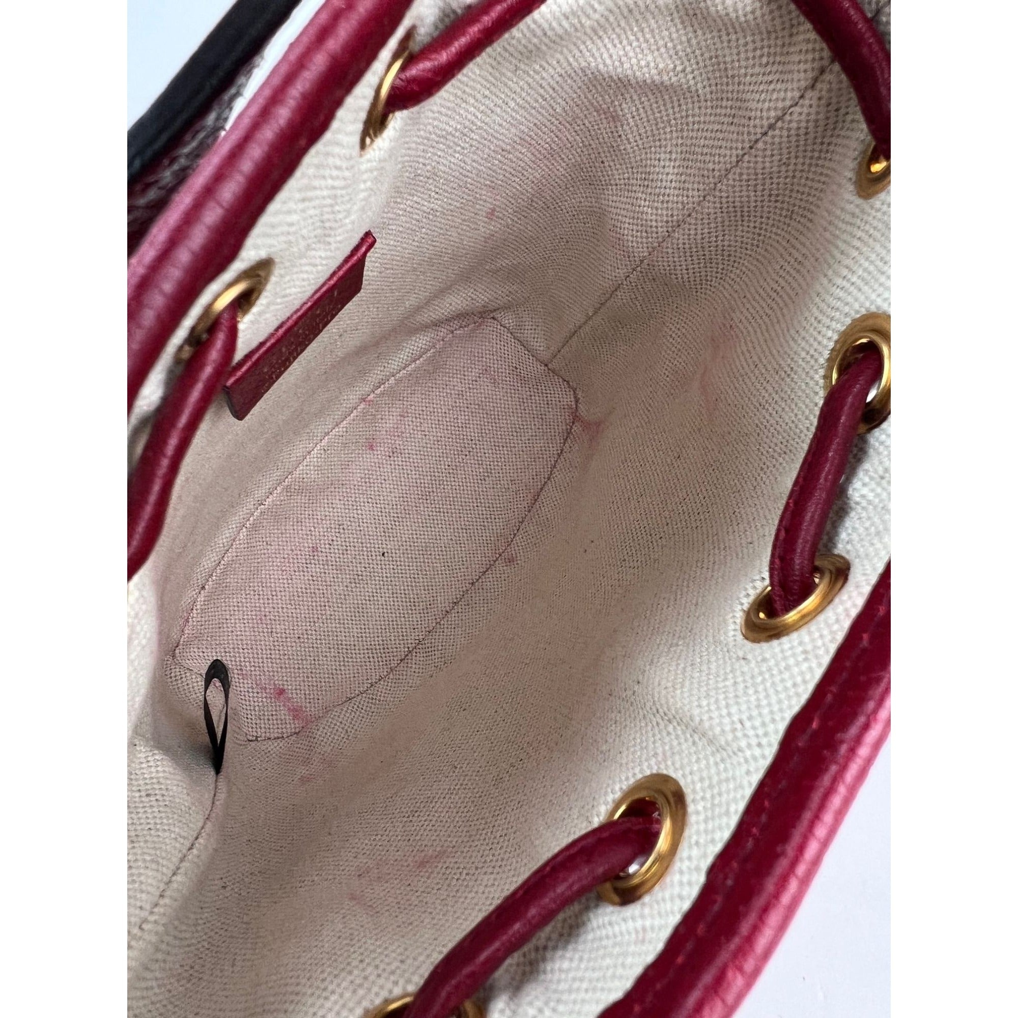 Gucci X Doraemon Vintage GG Supreme Mini Bucket Bag - 7