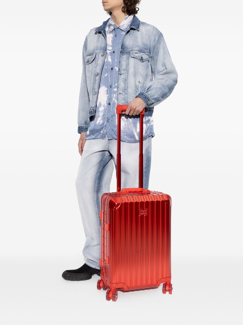 Diesel metallic grooved luggage outlook