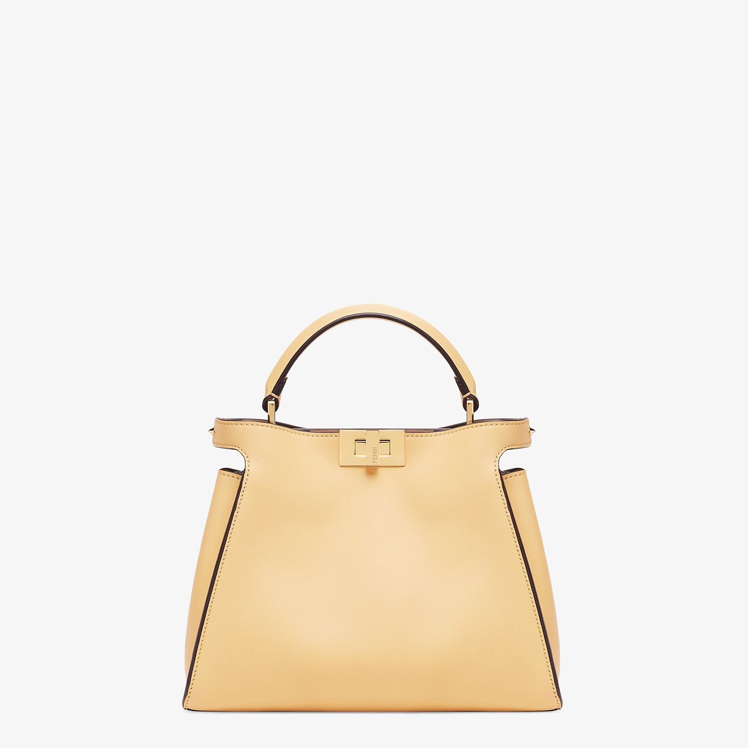 Yellow leather bag - 1