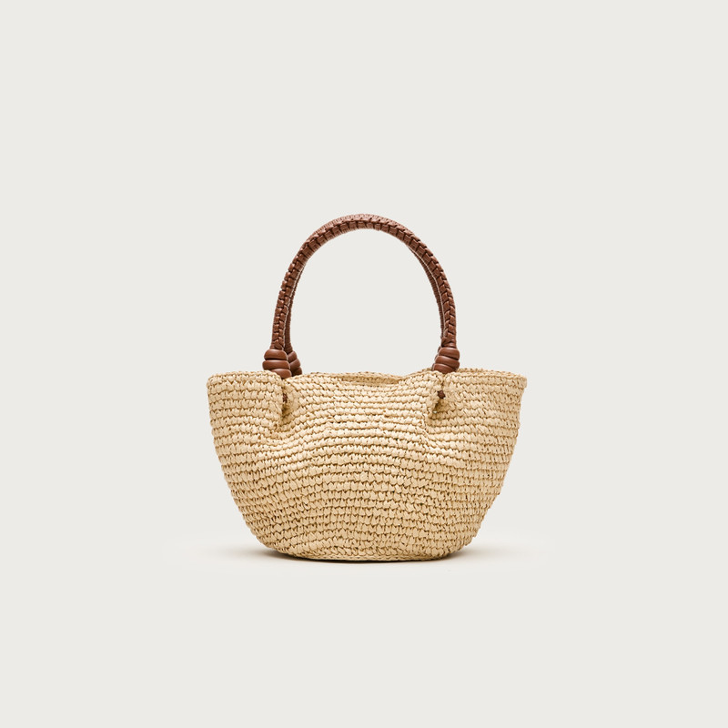 Small handknotted top-handle bag 5