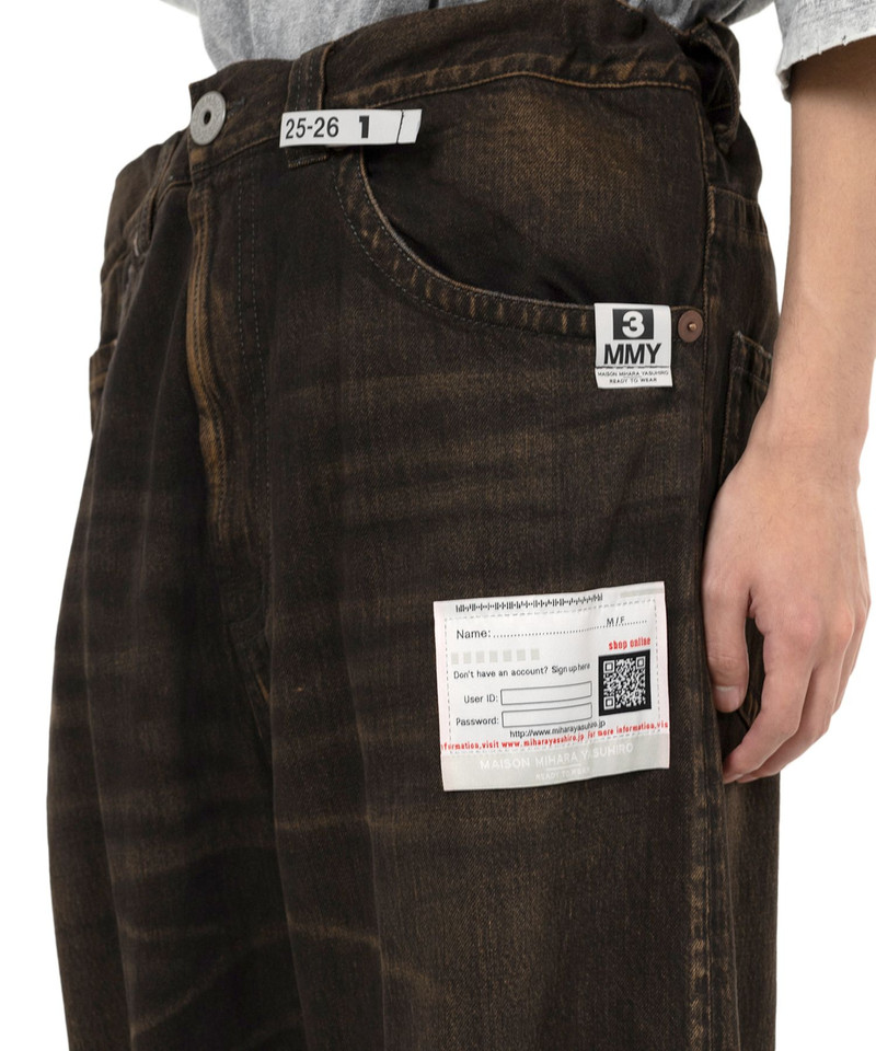 Huge Layered Denim Pants 7