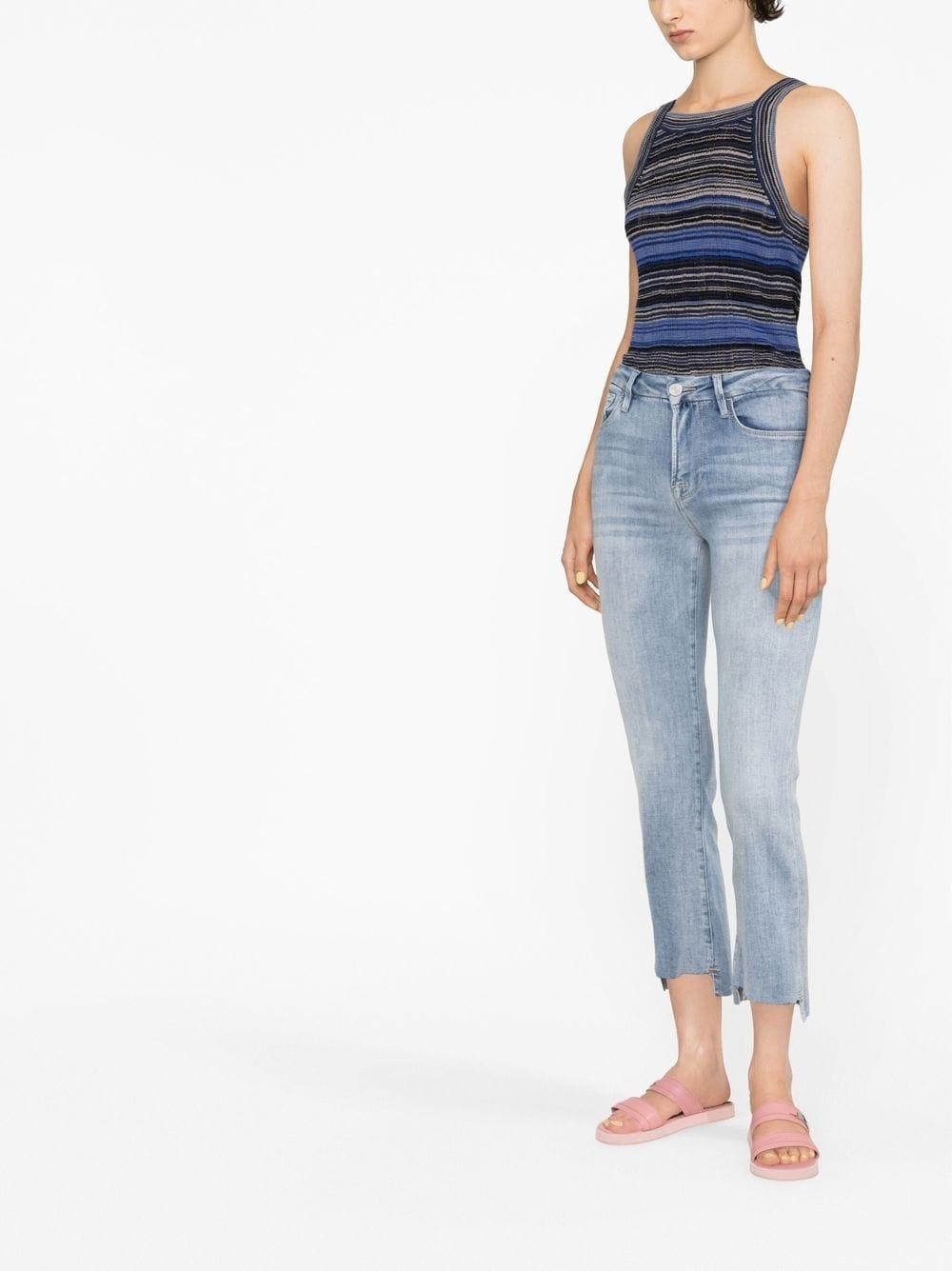 cropped-leg jeans - 3