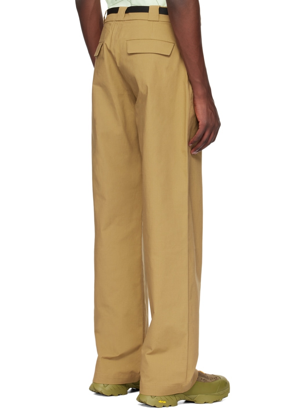 Brown Oversized Trousers - 3