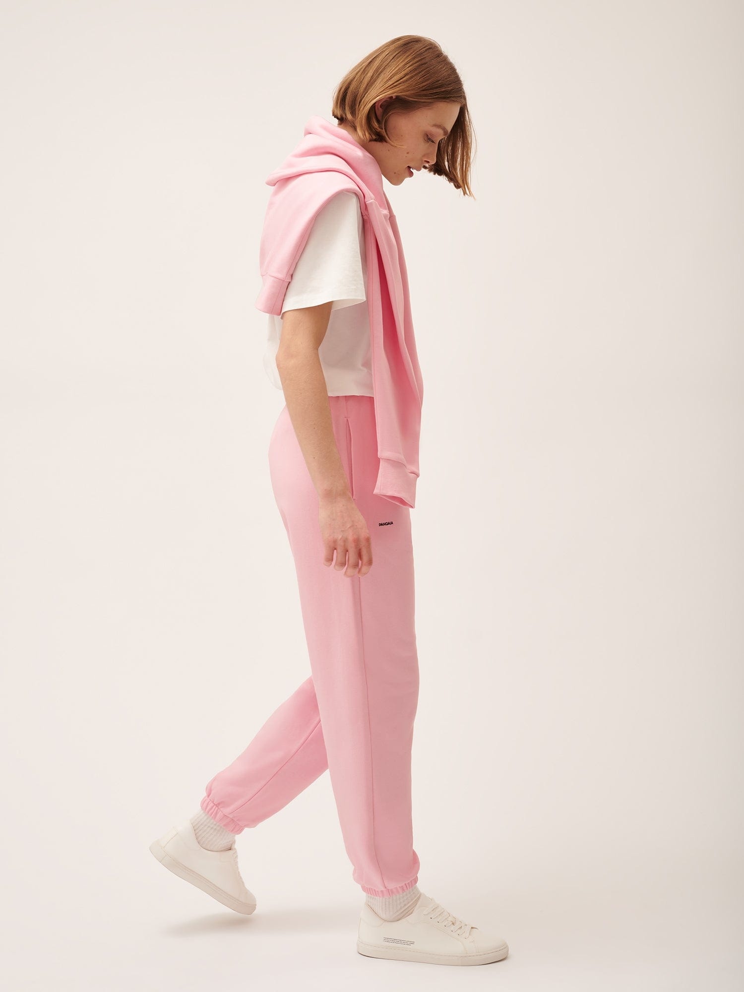Womens 365 Midweight Track Pants - Magnolia Pink - 3