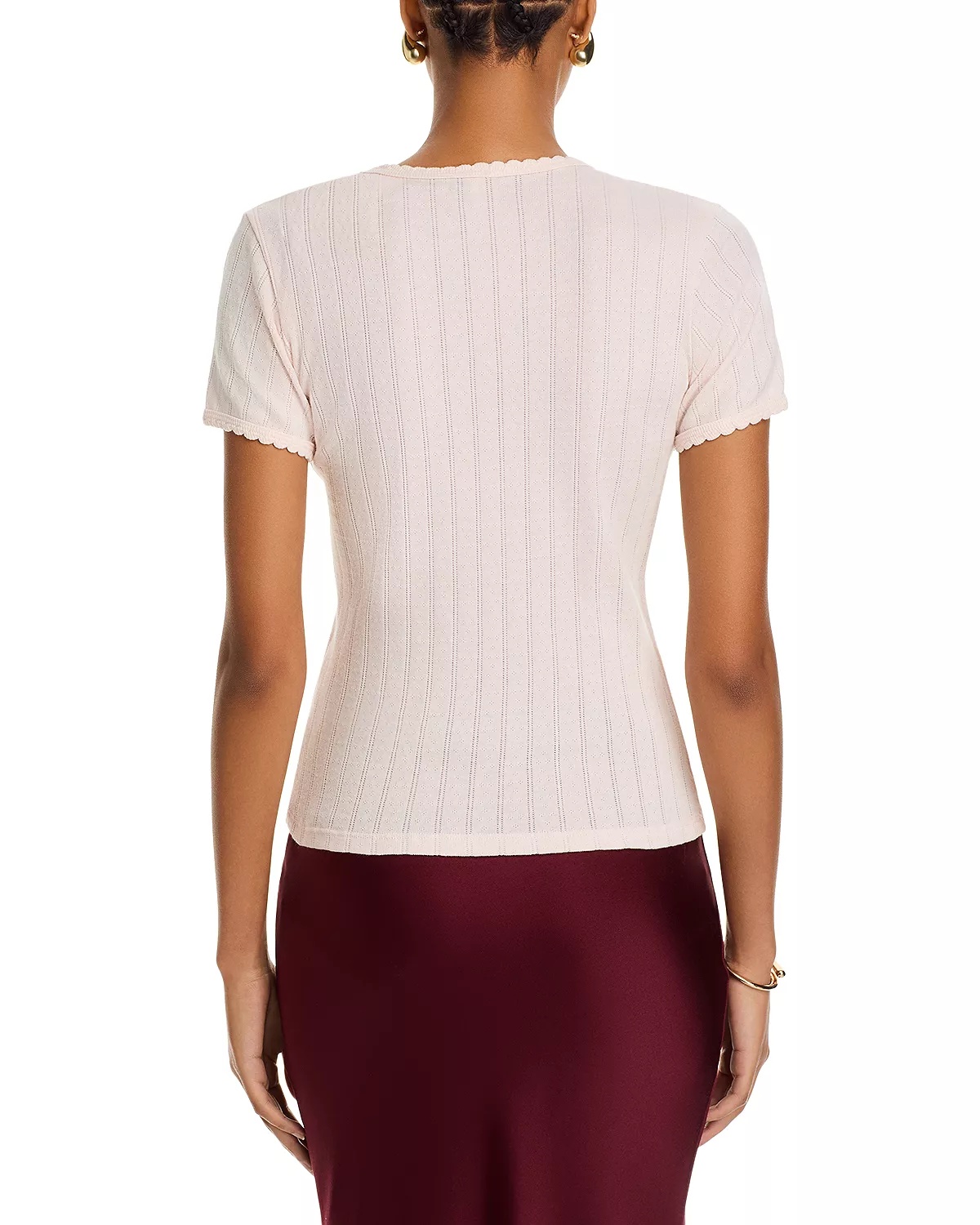 Pointelle Tee - 3
