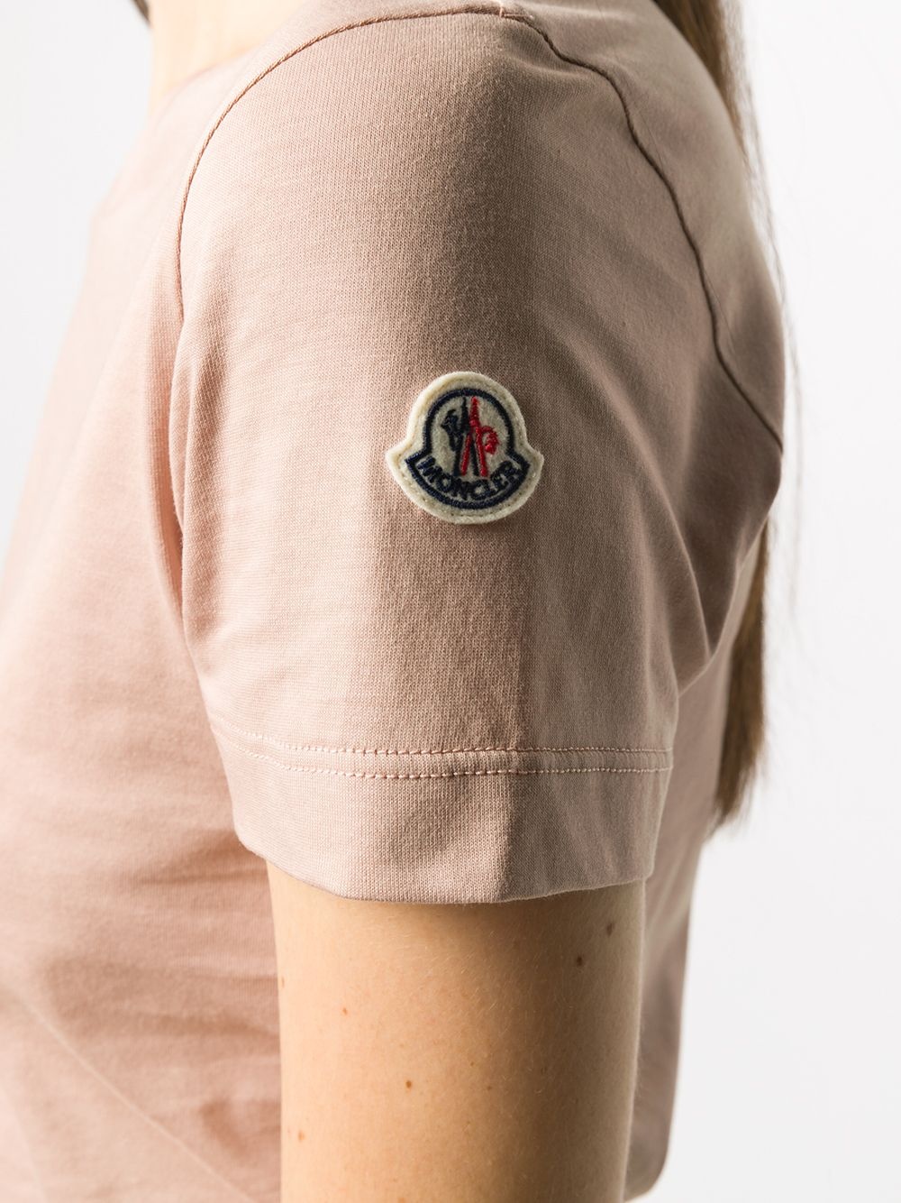 logo patch detail T-shirt - 5