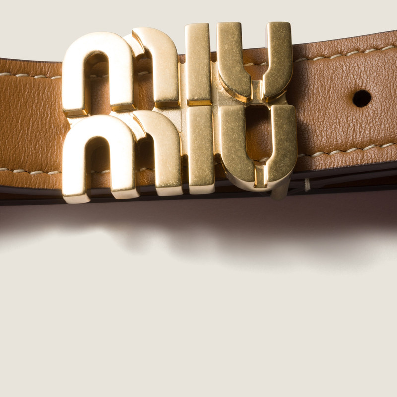 Miu Miu Leather belt outlook