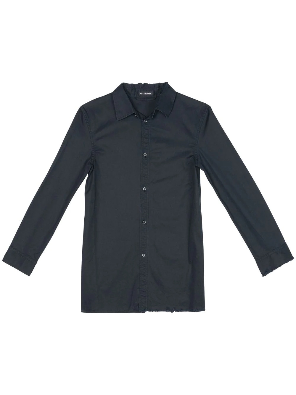 tailored-cut cotton shirt - 1