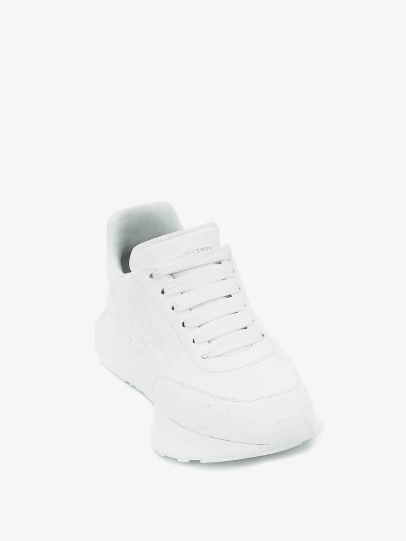 Alexander McQueen Men's Sprint Runner in White outlook