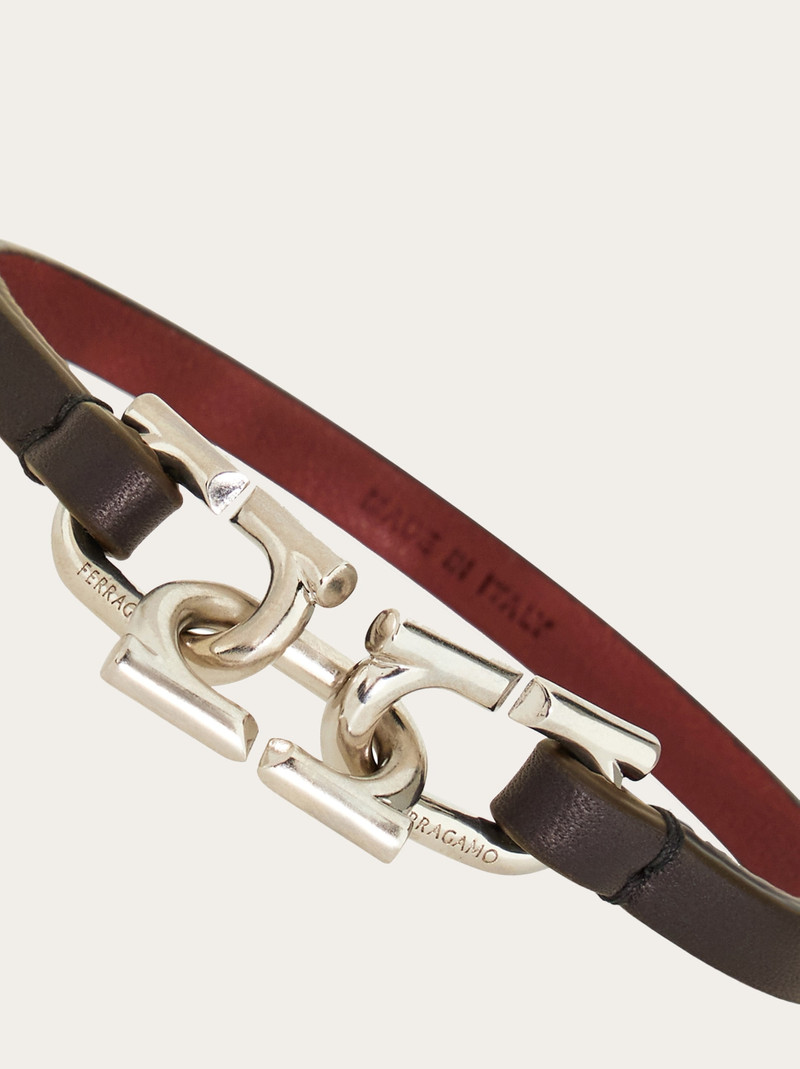 FERRAGAMO Bicolor Gancini bracelet outlook