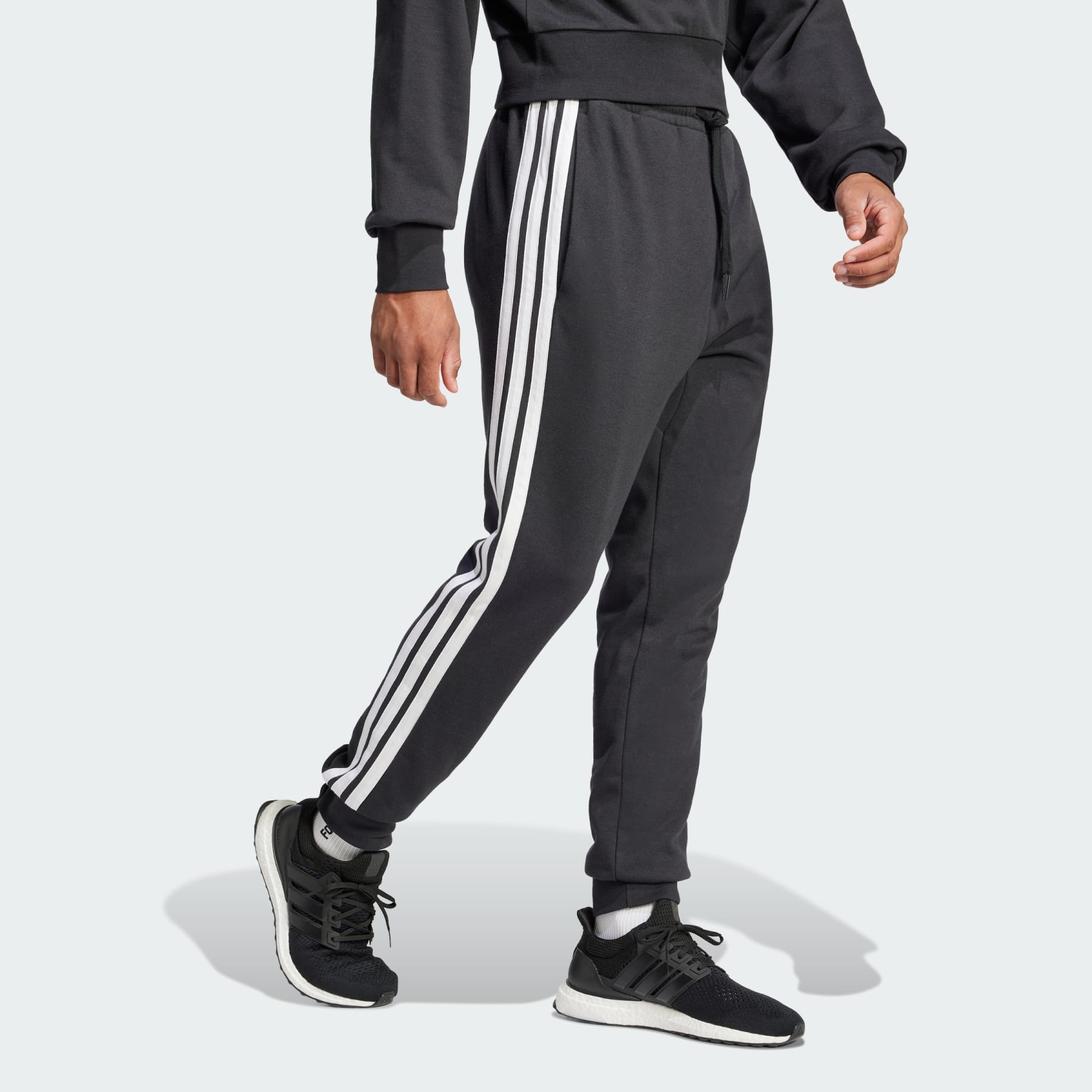 Essential 3-Stripes French Terry Pants - 4