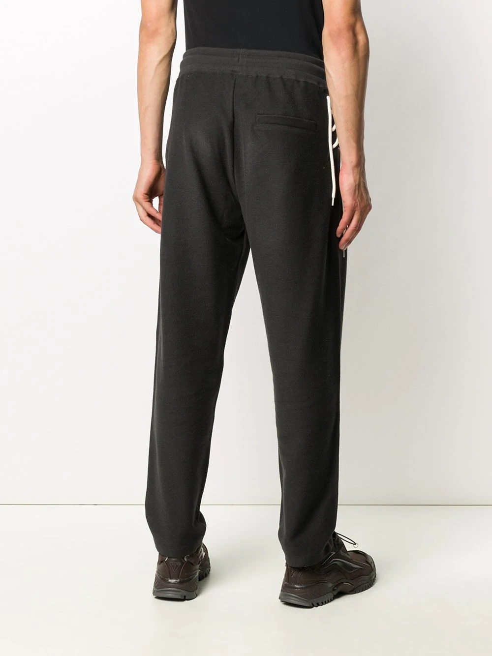 contrast string track pants - 4