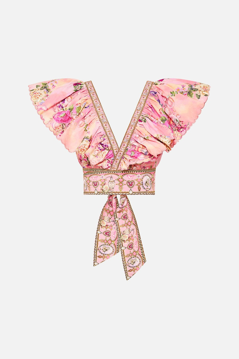 RUFFLE WRAP 상단 - 1