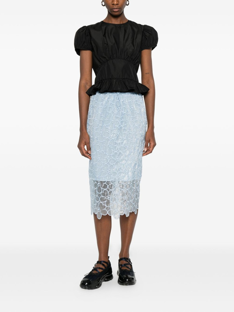 CECILIE BAHNSEN Cristobal ruffled top outlook