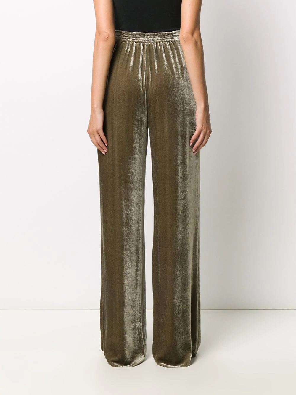 crushed velvet trousers - 4