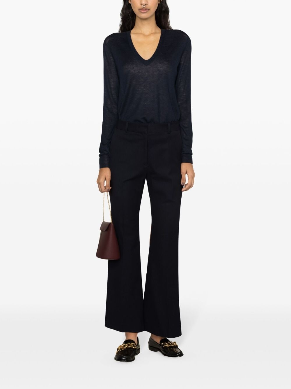Tafira mid-rise flared trousers - 3