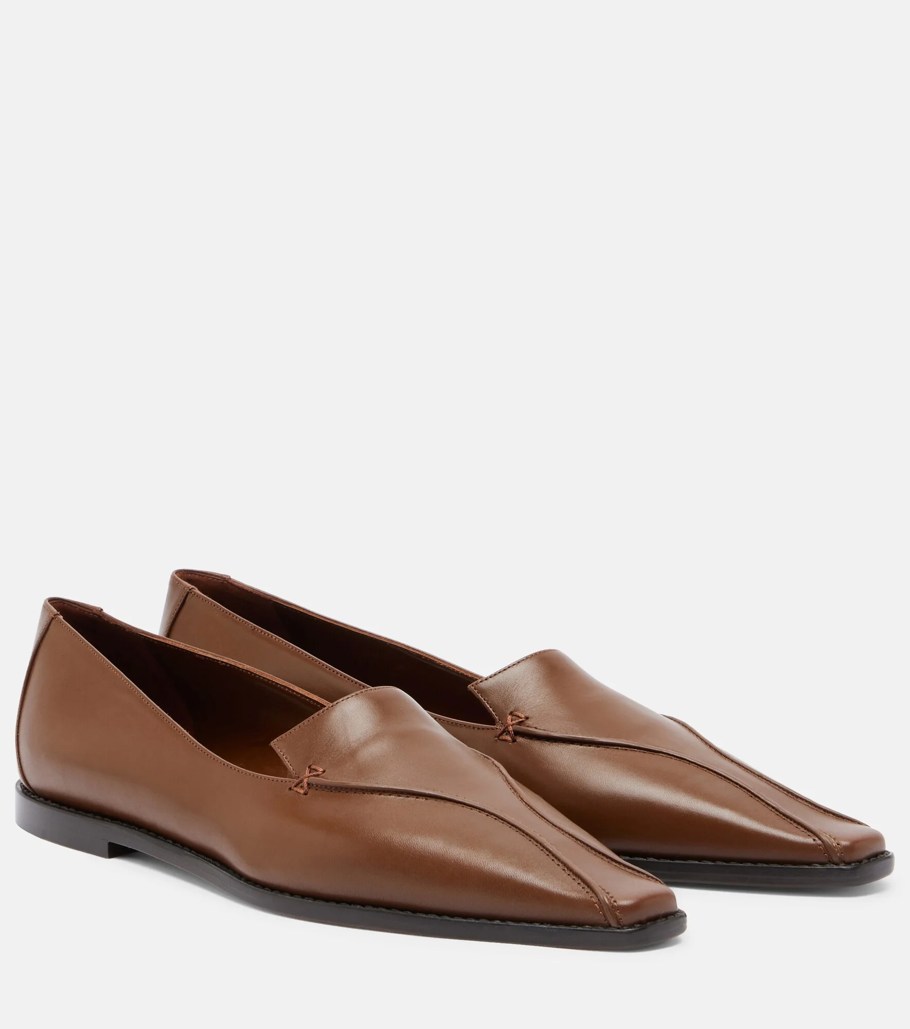 Cleofe leather loafers - 1
