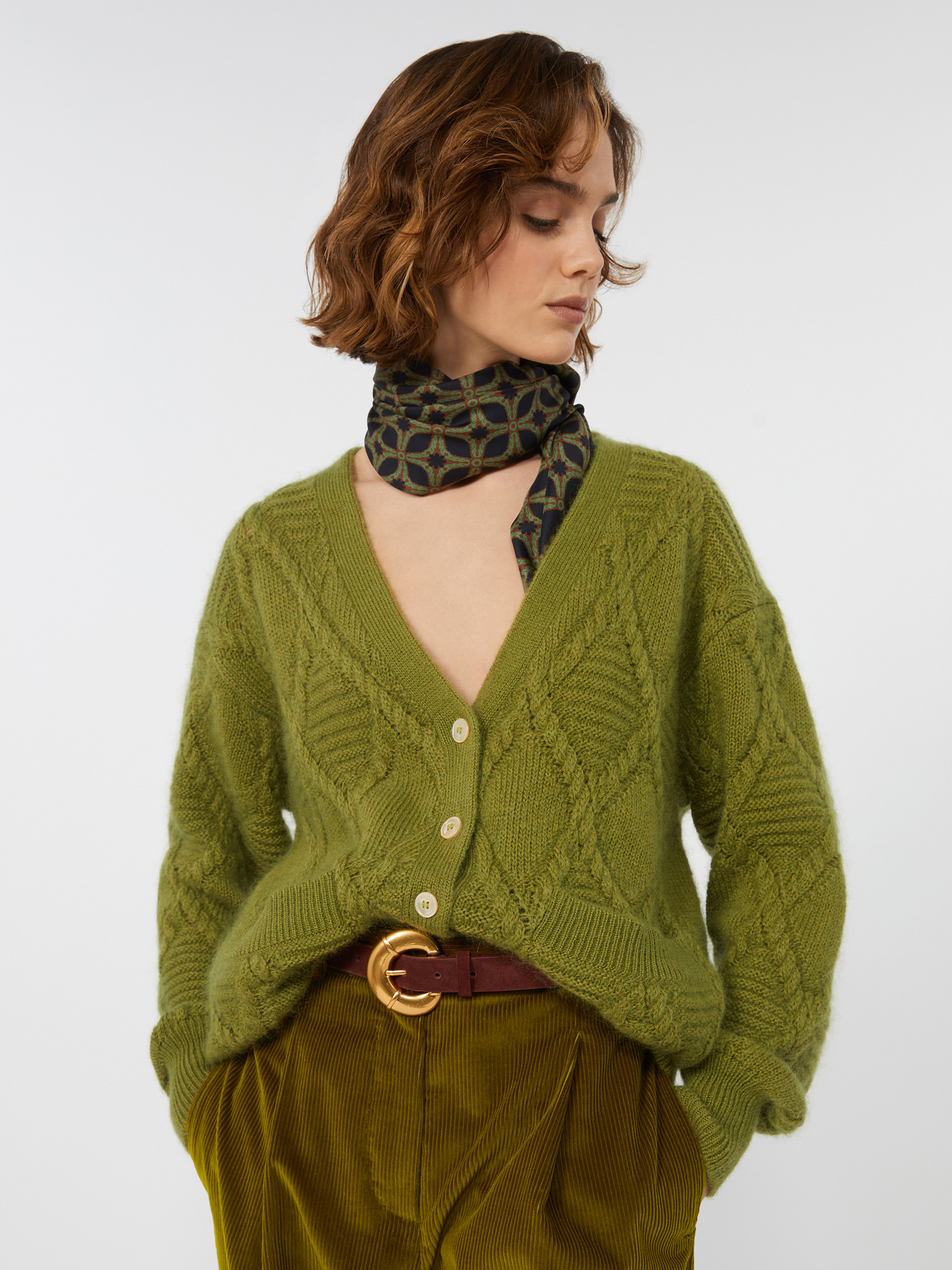 BOLERO Mohair blend cardigan - 5