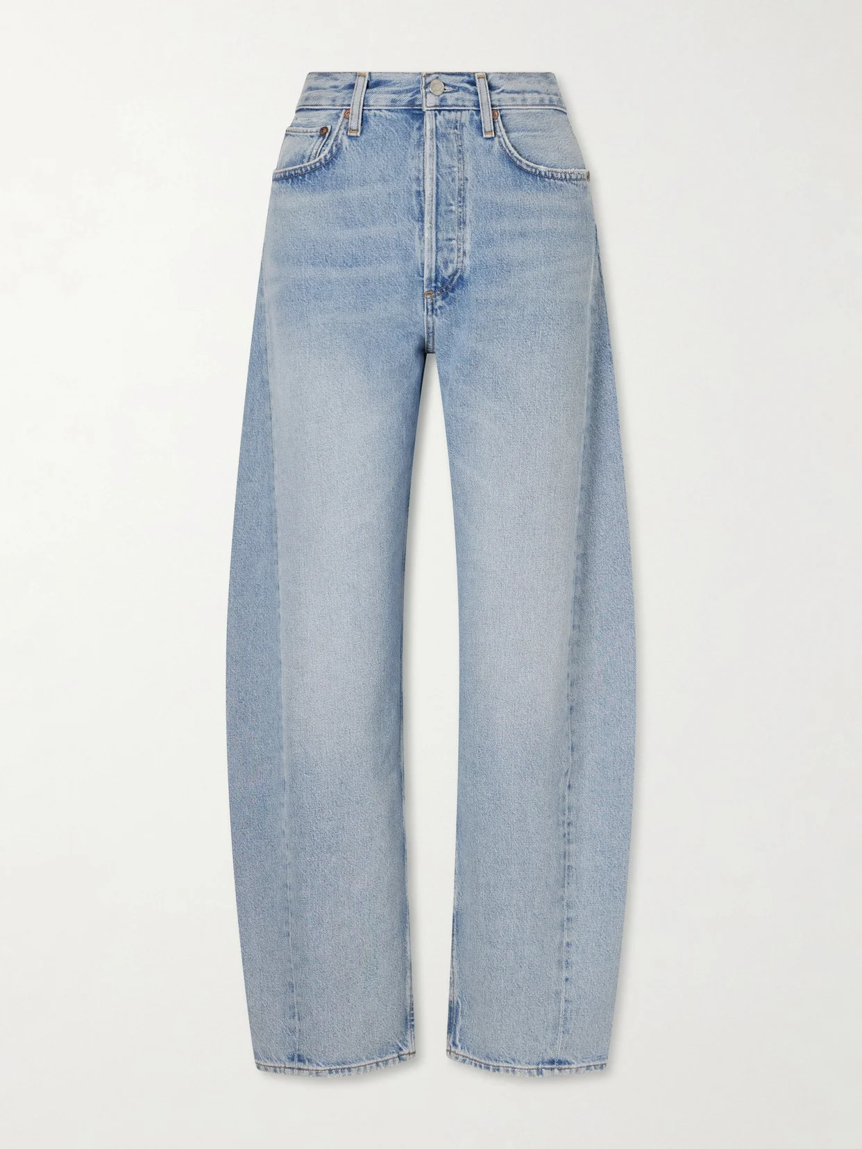 Luna Pieced High-rise Wide Leg Jeans - 1