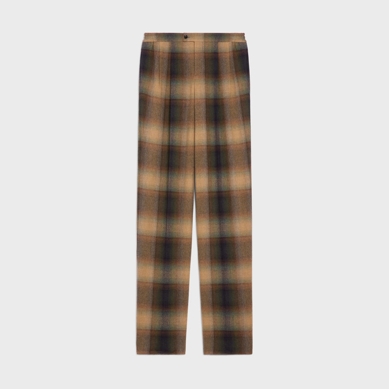 pyjama trousers IN CHECKED WOOL 1