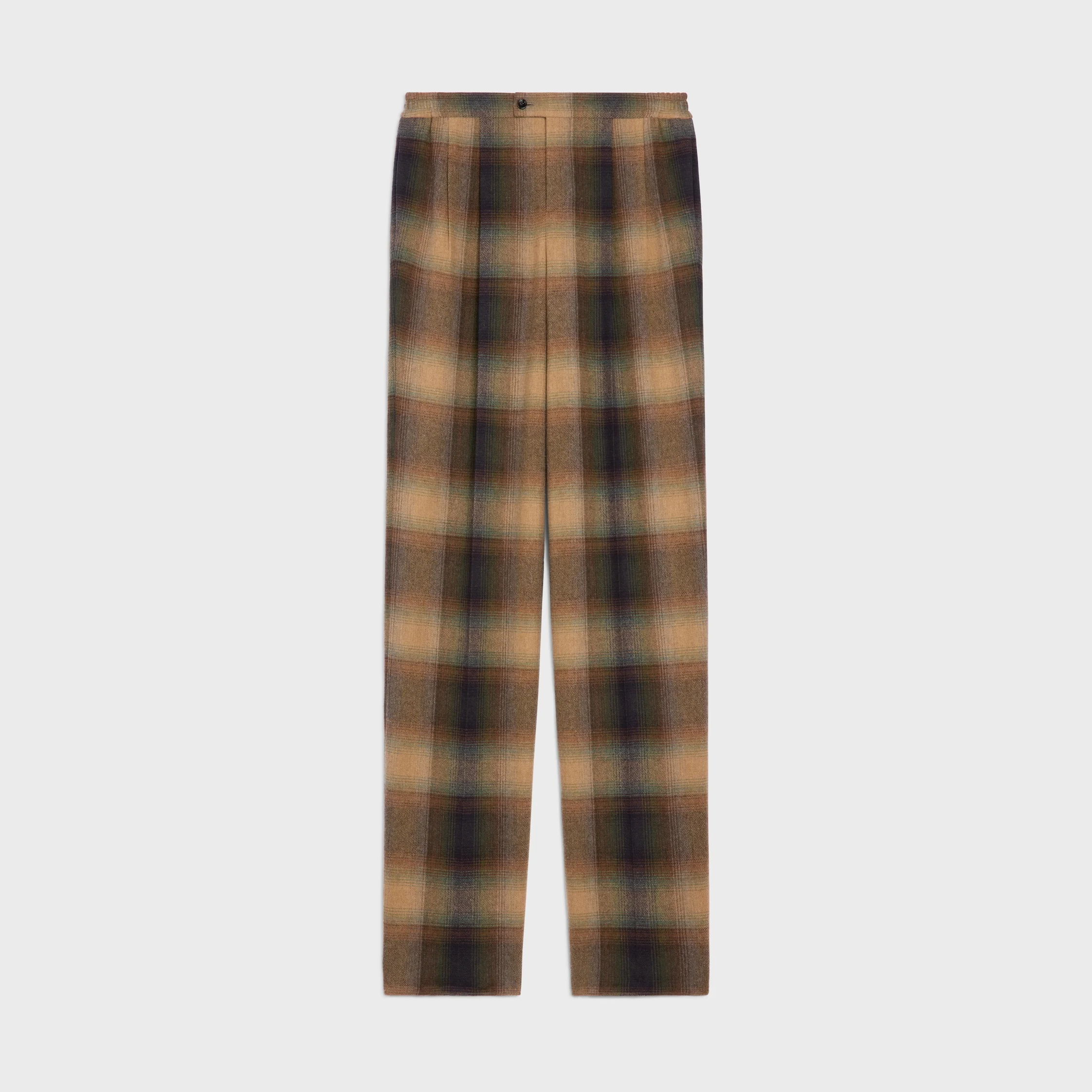 pyjama trousers IN CHECKED WOOL - 1
