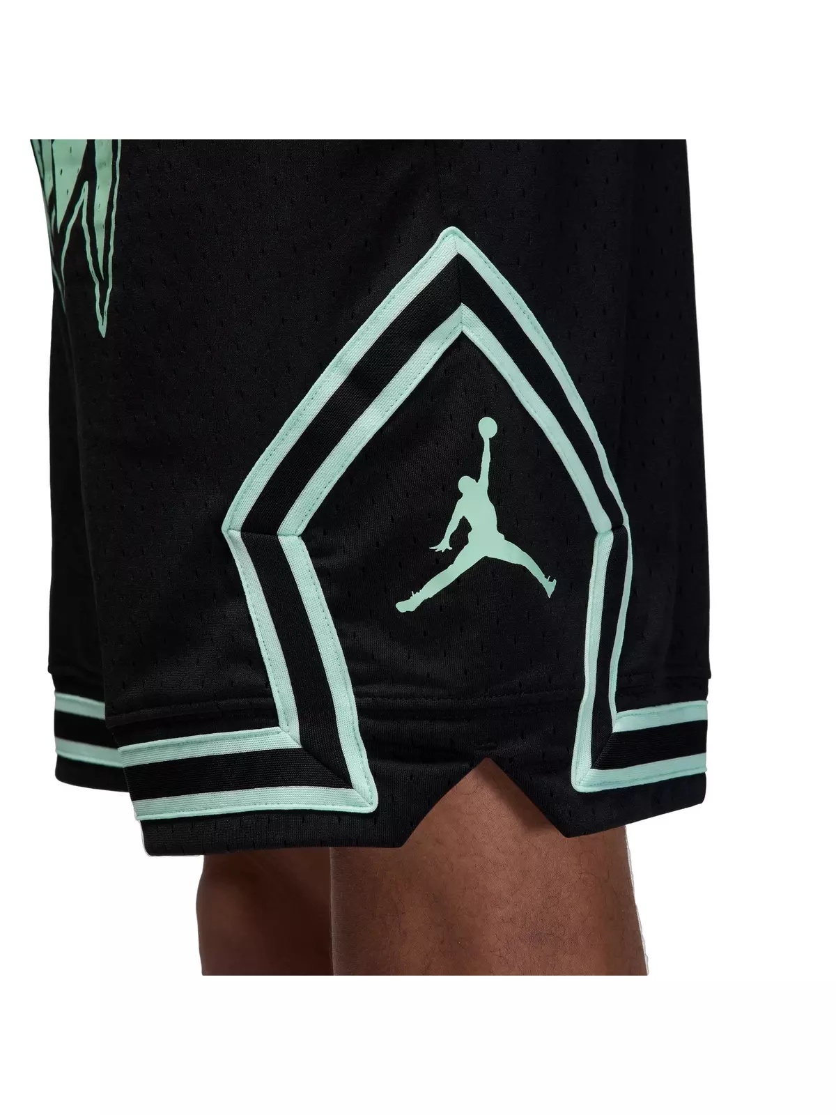Men's Dri-FIT Sport HBR Diamond Shorts - Black - 5