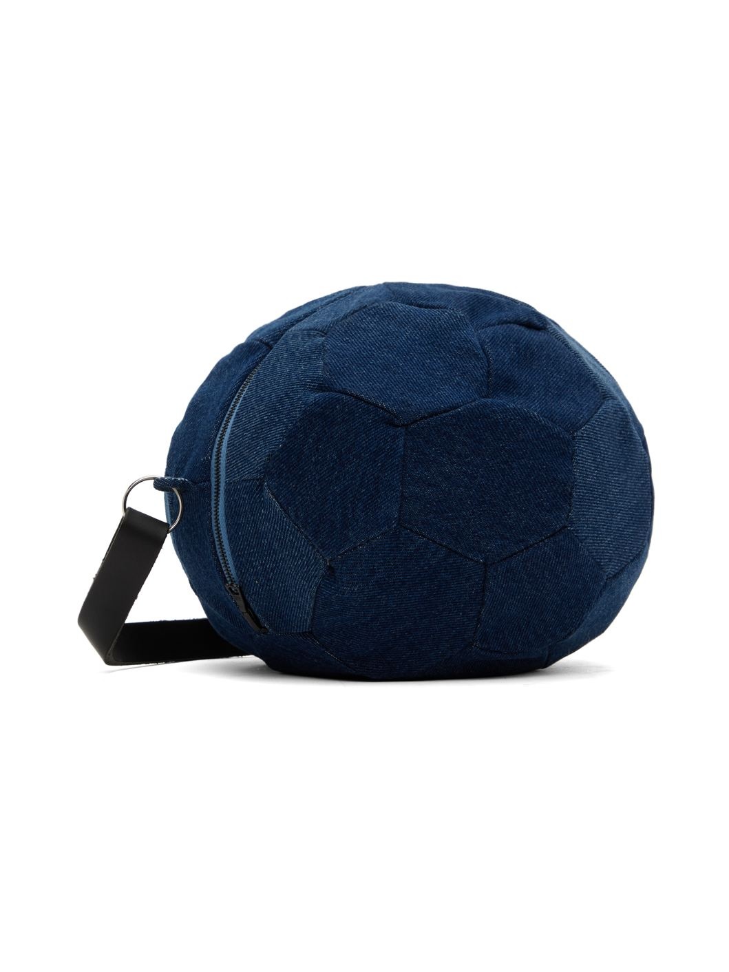 Navy BC Football Denim Bag - 3