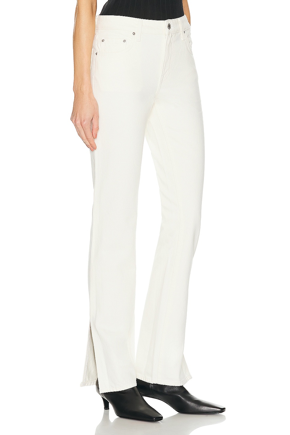 Hailey Low Rise Boot With Slit Hem - 2