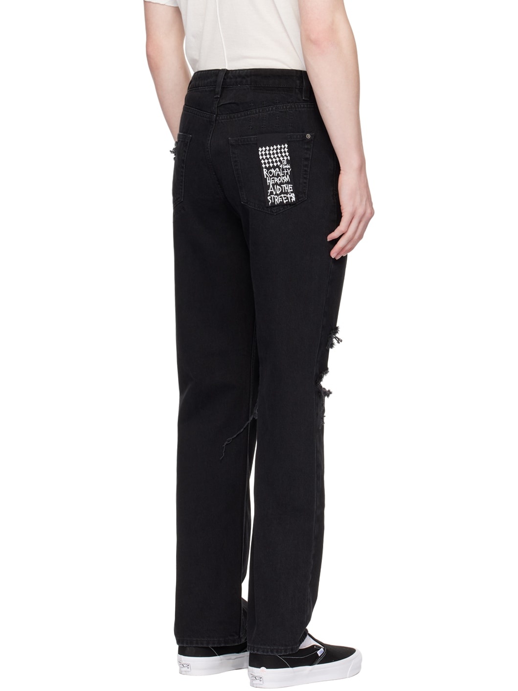 Black Anti K Jeans - 3
