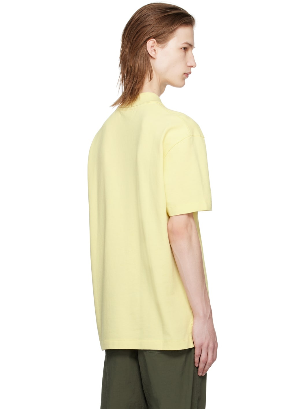 Yellow Handwriting Polo - 3