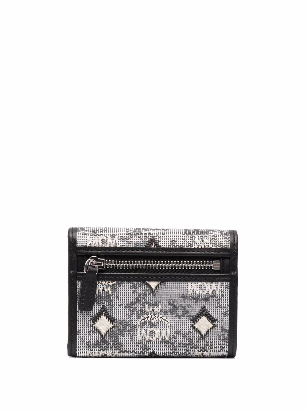 Vintage Jacquard Monogram Mini Tri-fold wallet - 2