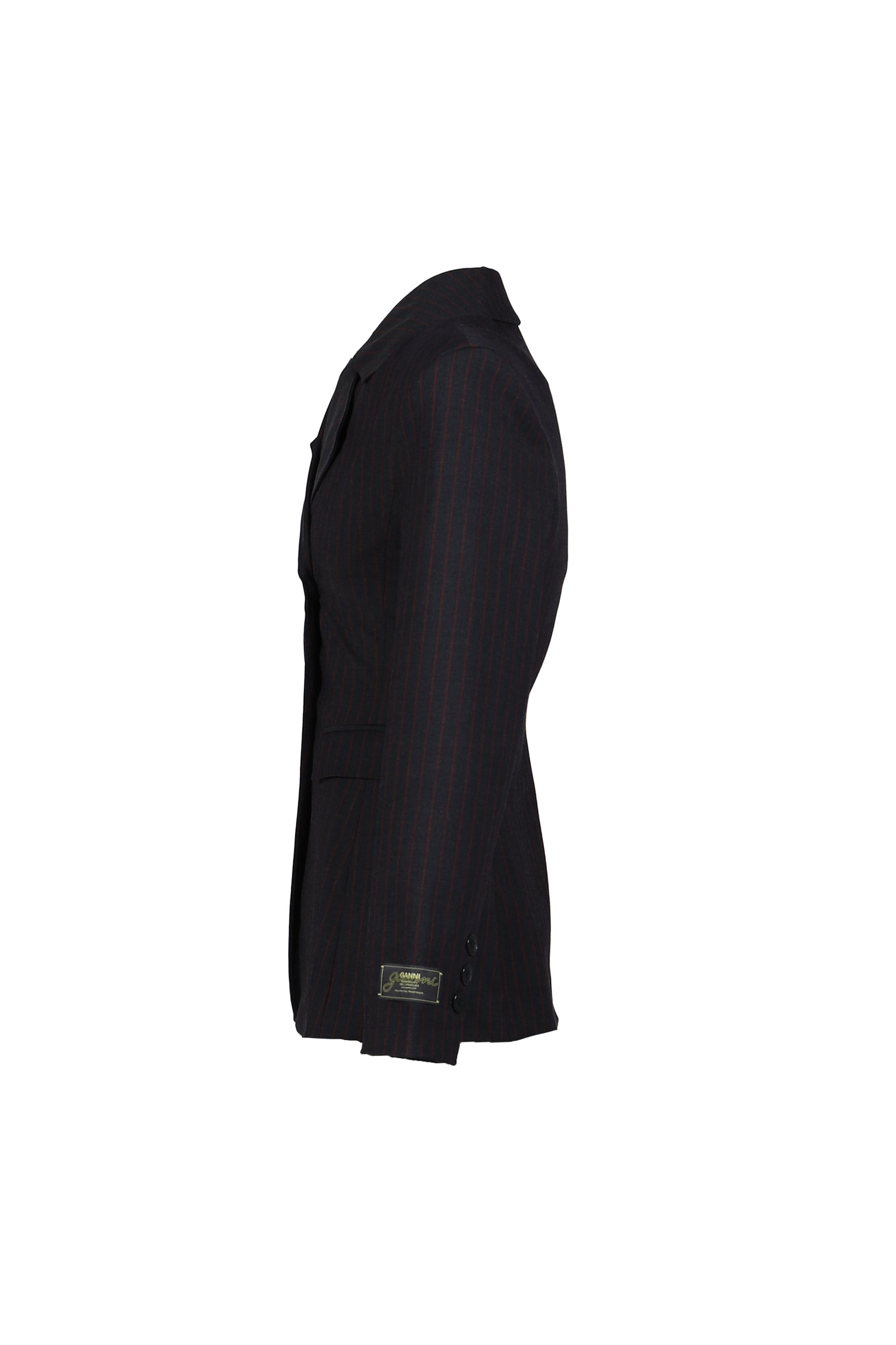 STRETCH STRIPE BLAZER / PHANTOM - 7