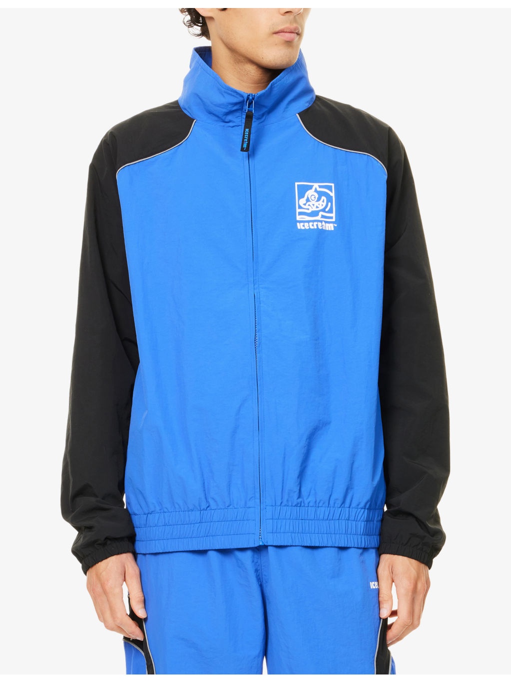 Soft Serve High-Neck Woven Track Jacket - 3