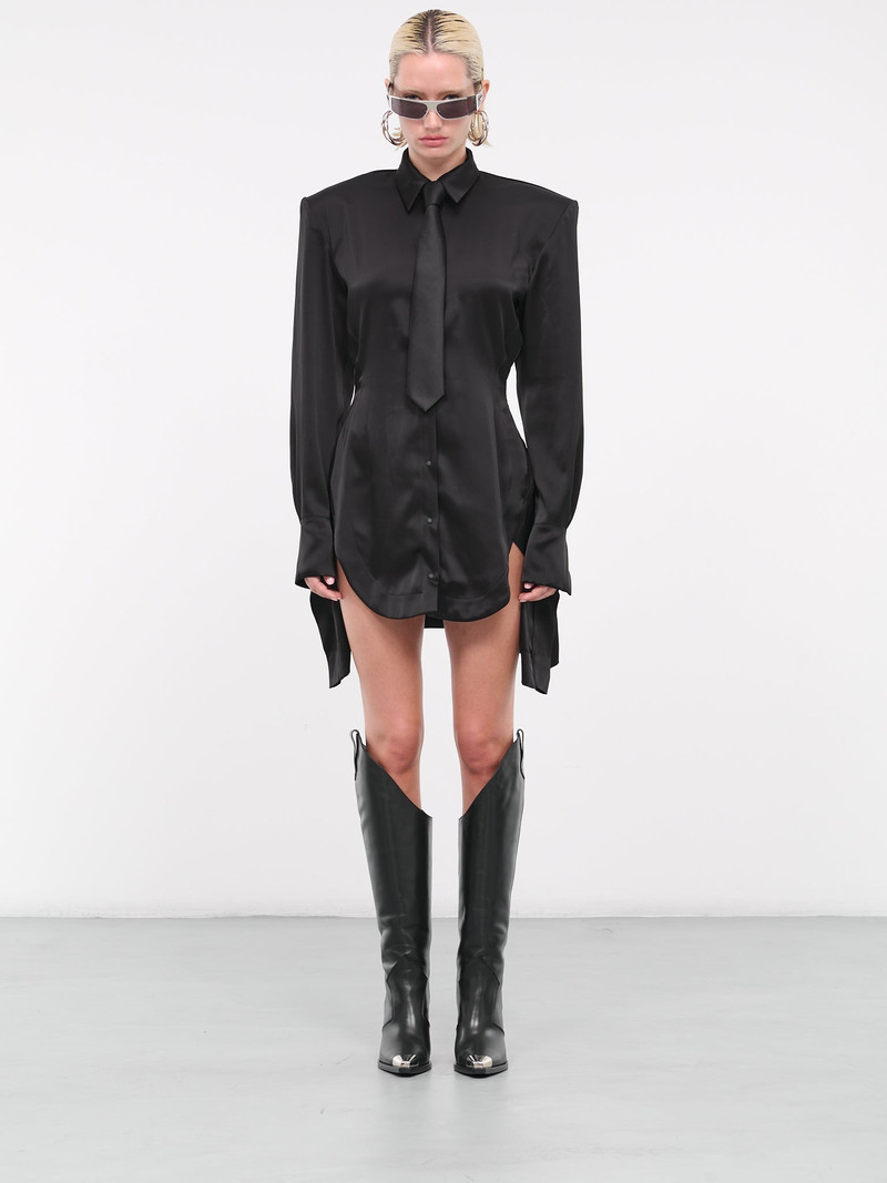 David Koma Satin Shirt Dress outlook