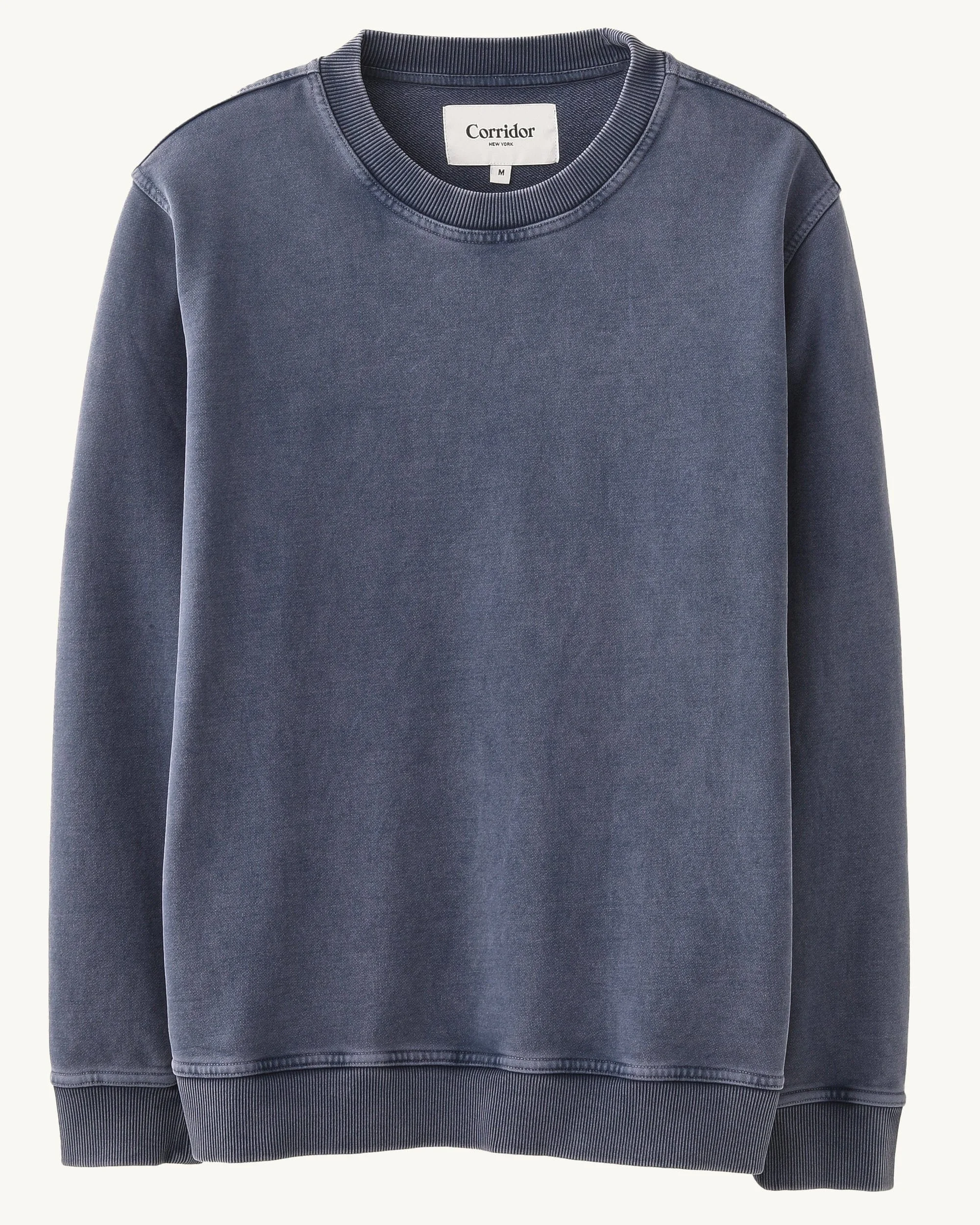 FRENCH TERRY CREWNECK - BLUE - 1