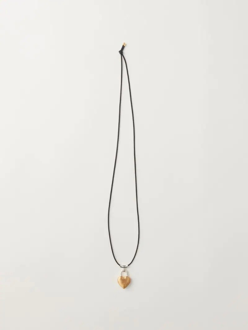 Ambush SMALL HEART PADLOCK CHARM NECKLACE outlook
