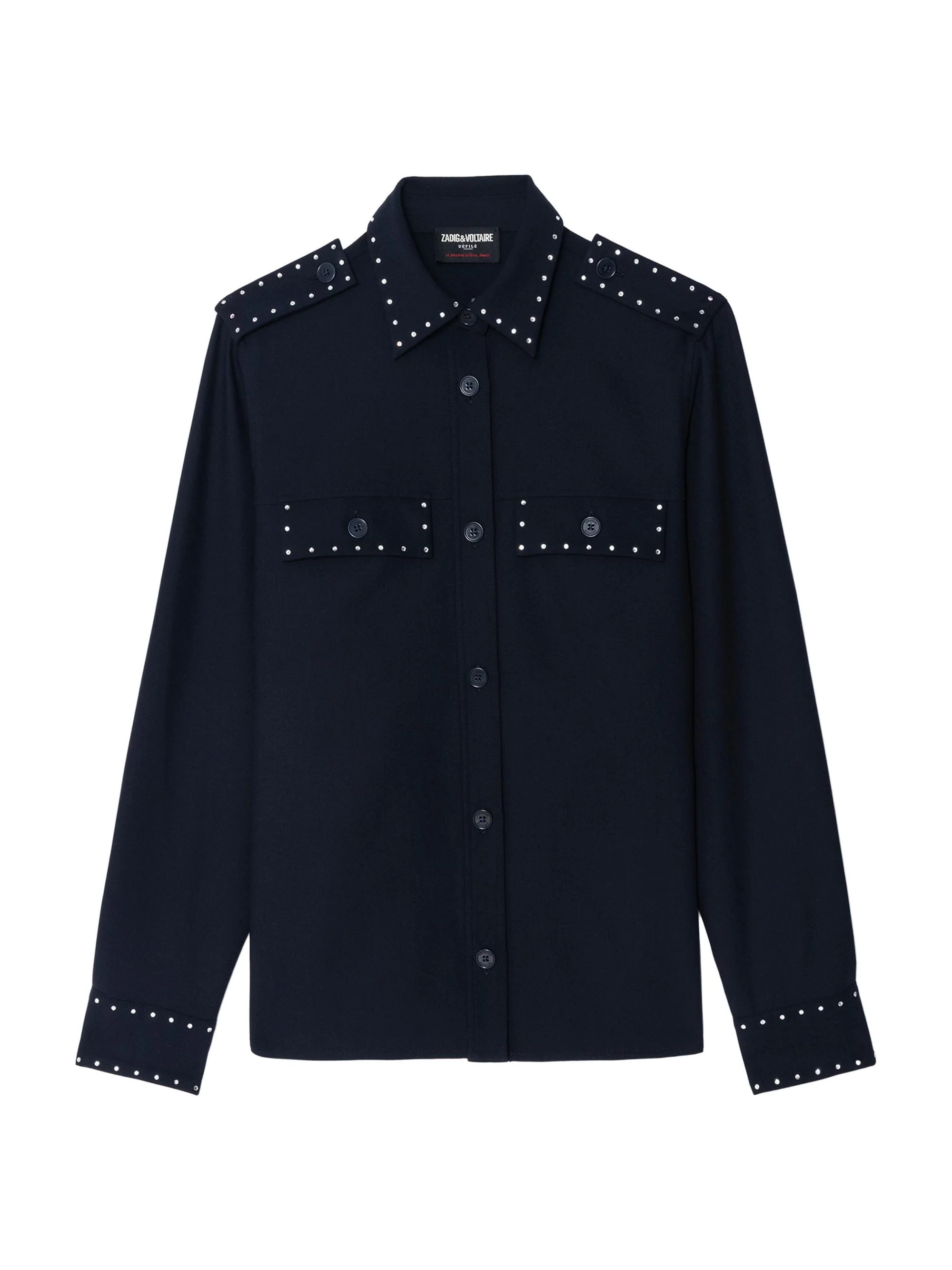Women's Taskam Tailored Rhinestone Jacket - Encre - 1