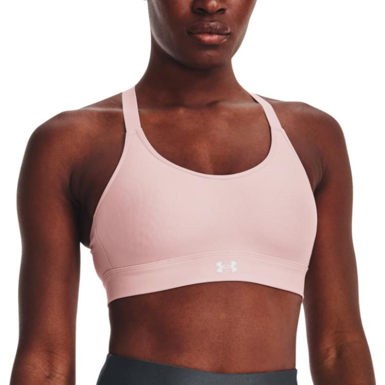 (WMNS) Under Armour Continuum Mid Sports Bra 'Light Pink' 1372559-676 - 3