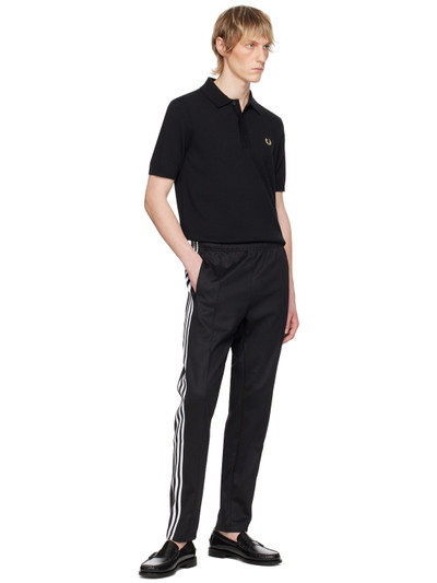 Fred Perry Black Embroidered Polo outlook